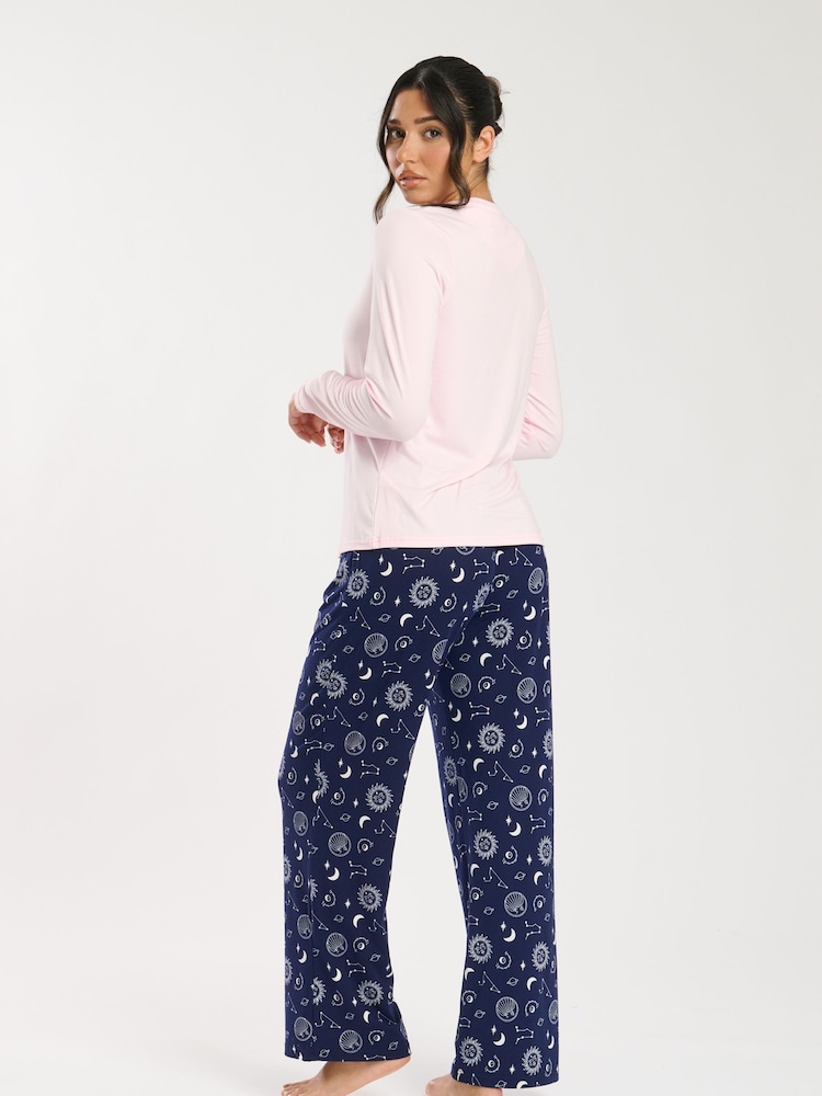 Loungeable Go Where The Stars Take You Long Pyjama Set - Bild 2 von 5
