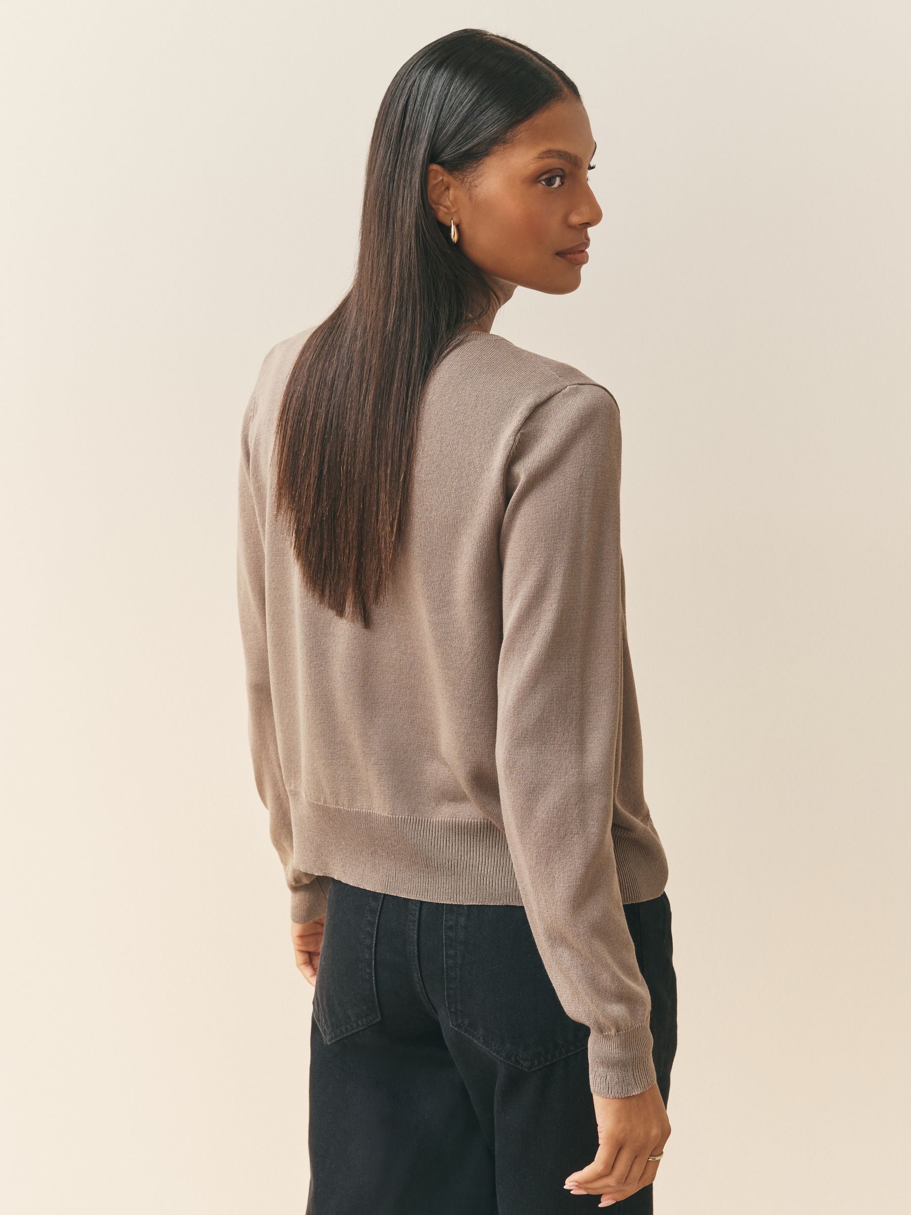 Buy Nothing Ordinary Sand Premium Viscose Compact Knit Cardigan