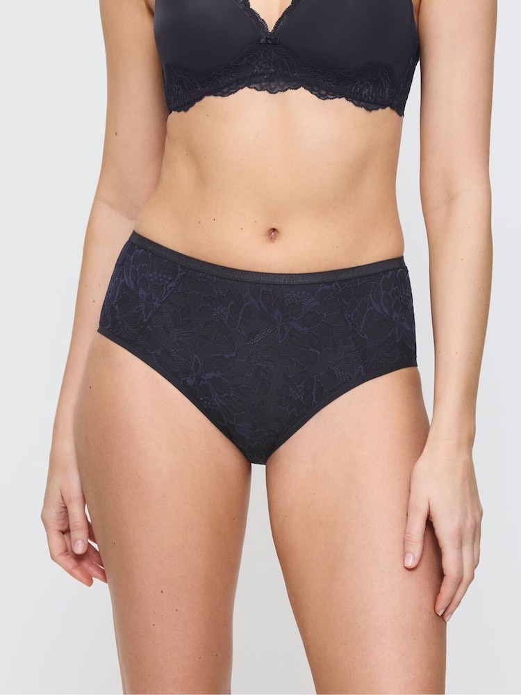 Triumph Amourette Charm - Maxi Black Knickers - Image 1 of 5