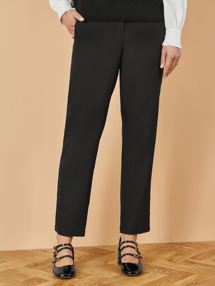 Yumi Black Tailored Cigarette Trousers - Image 2 of 3