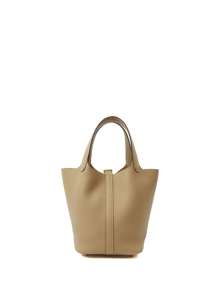 The Handbag Clinic Natural Hermes Trench Picotin 18 Tote - Image 2 of 7