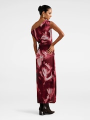 Forever New Red Gisella Petite Mesh Midi Dress - Image 2 of 4