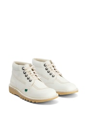 Kickers White Adult Unisex Kick Hi Synthetic Shoes - Image 1 of 4
