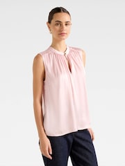 Forever New Pink Kourtney Sleeveless Blouse - Image 4 of 5