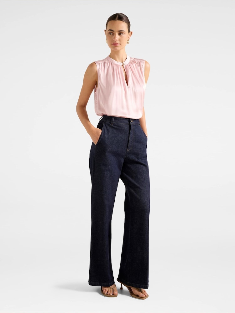 Forever New Pink Kourtney Sleeveless Blouse - Image 5 of 5 Forever New Pink Kourtney Sleeveless Blouse - Image 5 of 5