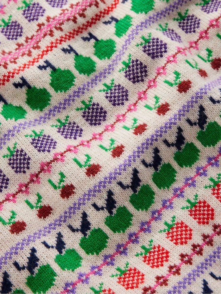 Boden Cream Edie Fair Isle Tank Top - Image 7 of 7 Boden Cream Edie Fair Isle Tank Top - Image 7 of 7