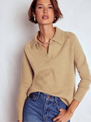 Boden Marion Merino Henley Jumper - Imagem 1 de 6