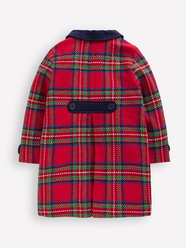 Boden Red Wool Blend Coat - Image 2 of 4