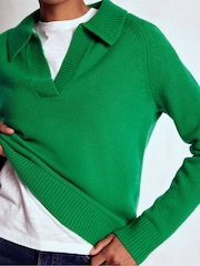 Boden Green Marion Merino Henley Jumper - Image 2 of 7
