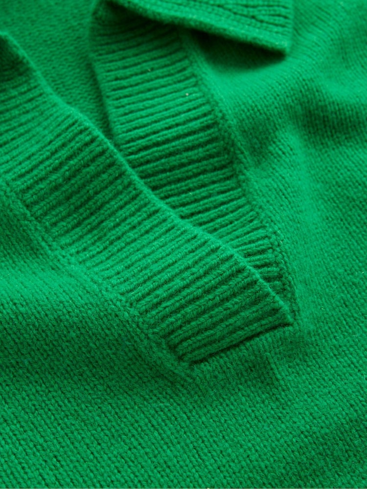 Boden Green Marion Merino Henley Jumper - Image 7 of 7