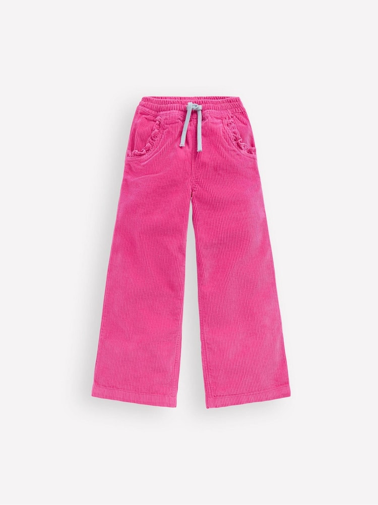 Boden Pink Relaxed Cord Trousers - Image 1 of 3