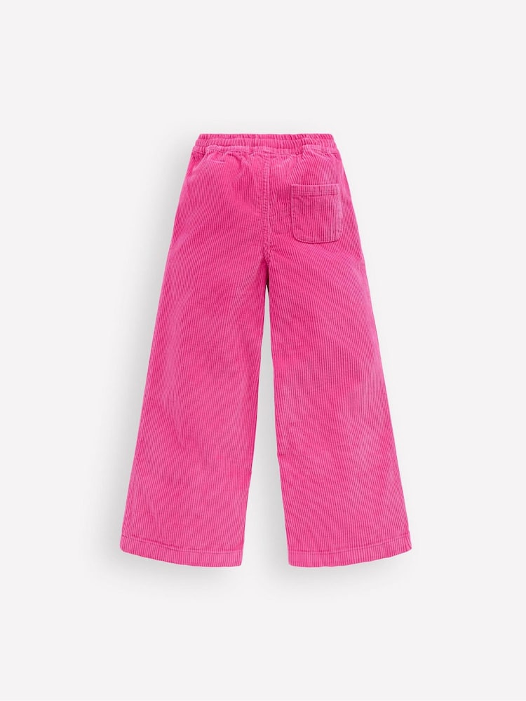 Boden Pink Relaxed Cord Trousers - Image 2 of 3