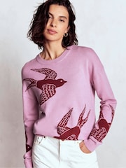 Boden Pink Natasha Novelty Jumper - Image 4 of 6