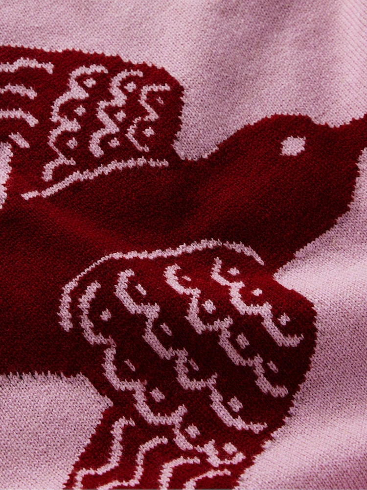 Boden Pink Natasha Novelty Jumper - Image 6 of 6