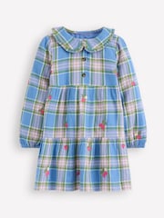 Boden Blue Minna Collared Woven Dress - Image 1 of 3