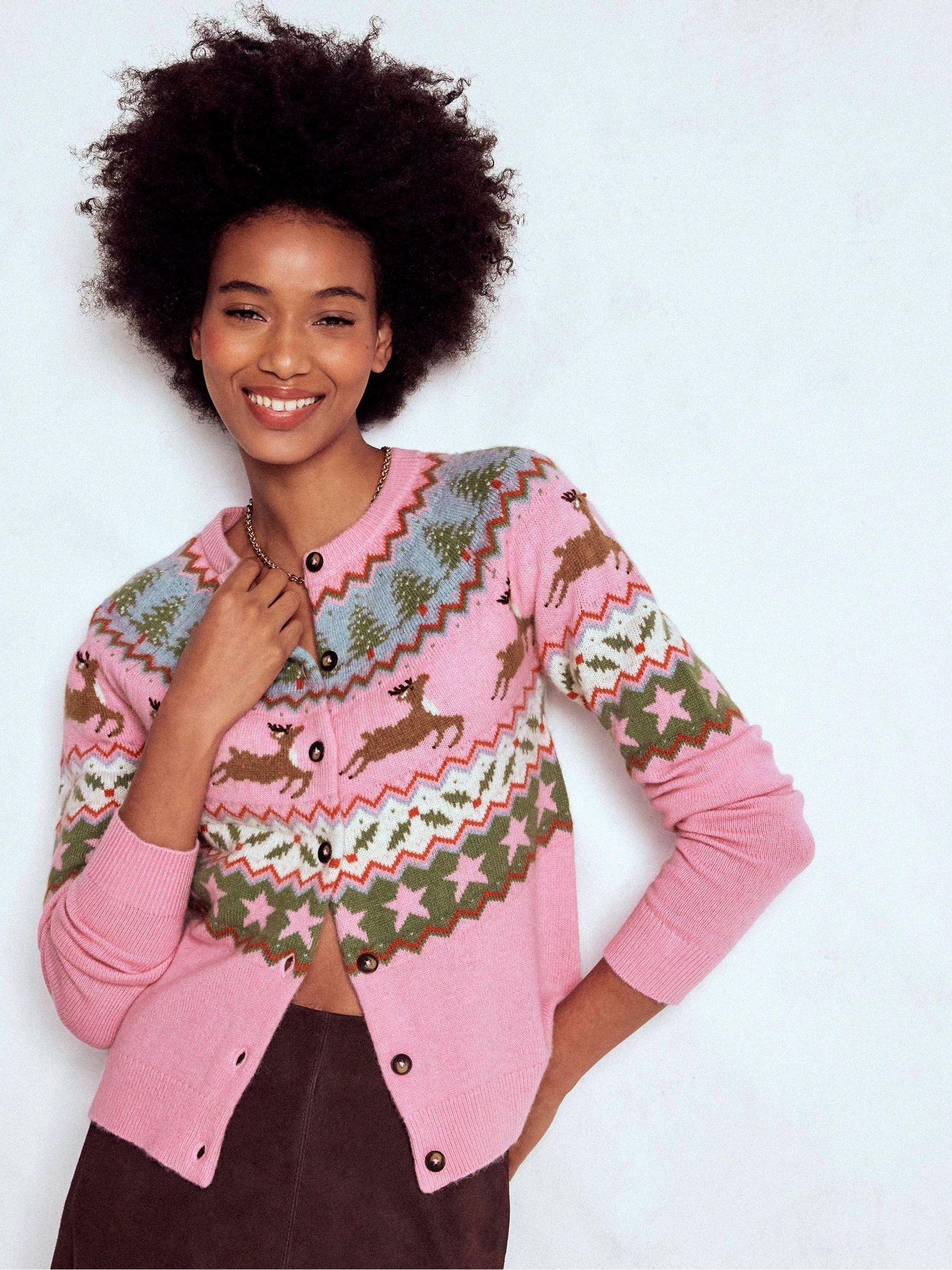 週末特価✨PINK HOUSE 80’sクリスマスカーディガン DSC_6493QueenOfSparkles_PinkSa