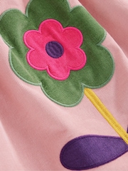 Boden Pink Corduroy Appliqué Dress - Image 3 of 3