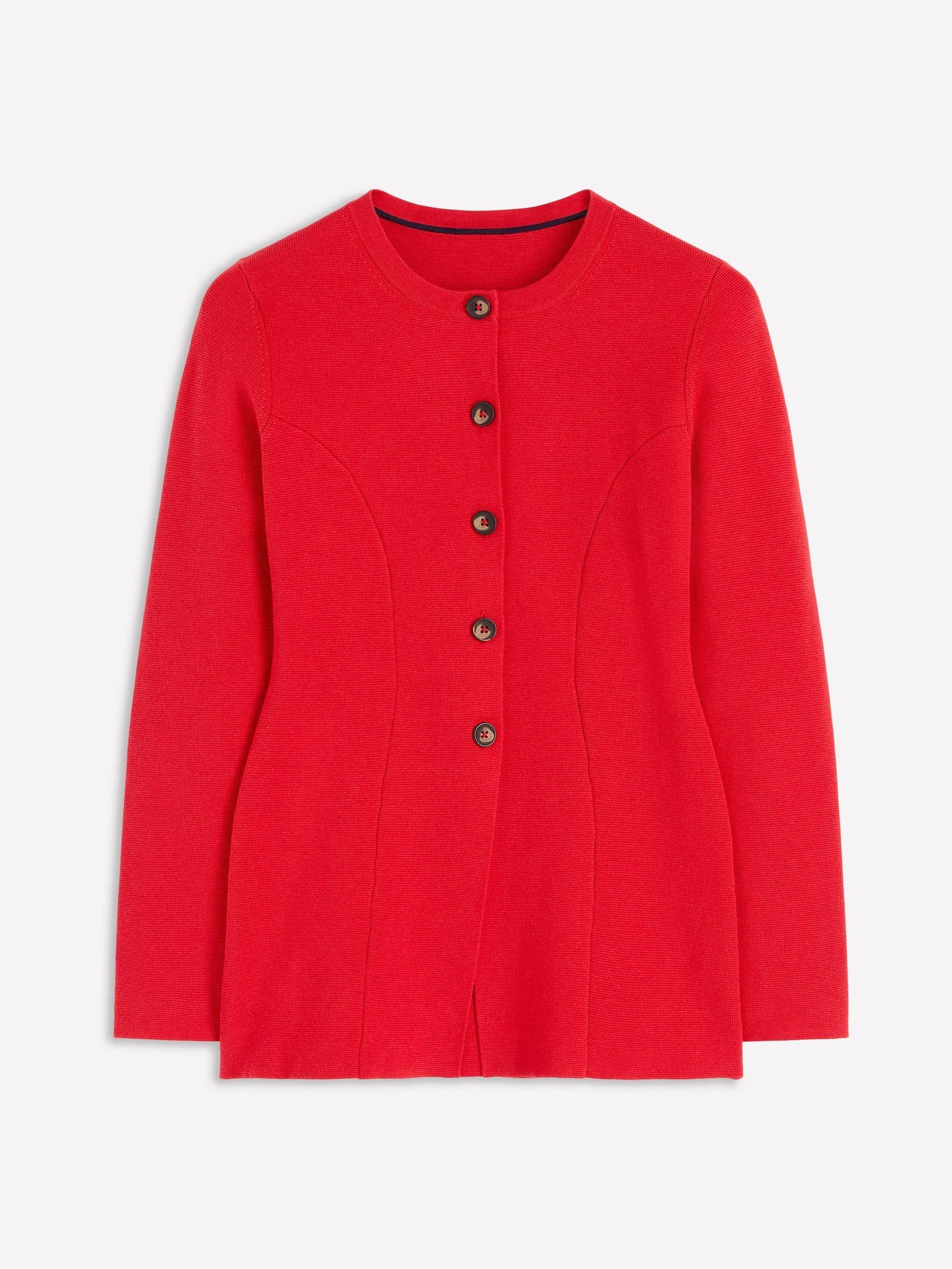 Buy Boden Red Joanna Fitted Knitted Jacket from Next USA