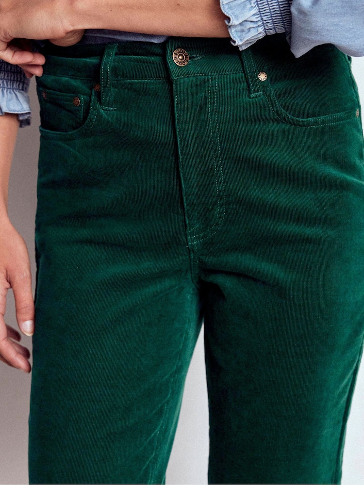 Boden Green 5-Pocket Cord Slim Jeans - Image 2 of 5 Boden Green 5-Pocket Cord Slim Jeans - Image 2 of 5