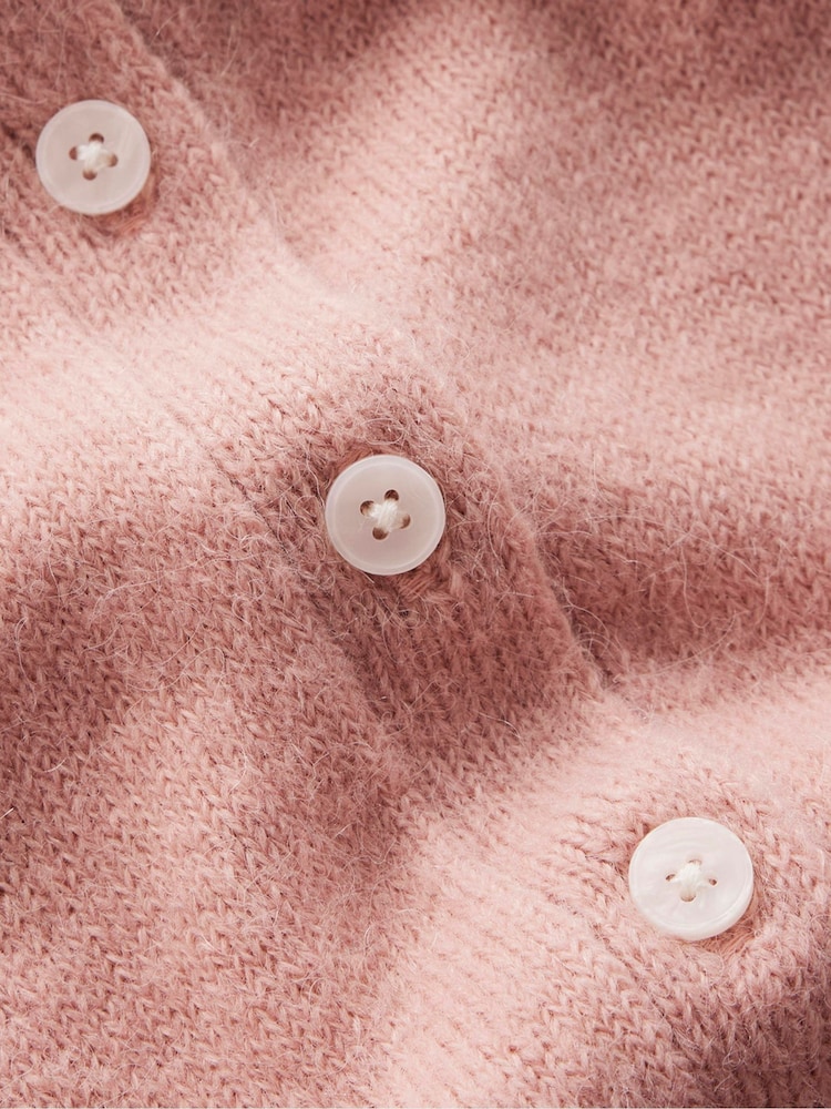 Boden Pink Collared Tie Front Cardigan - Image 6 of 6 Boden Pink Collared Tie Front Cardigan - Image 6 of 6