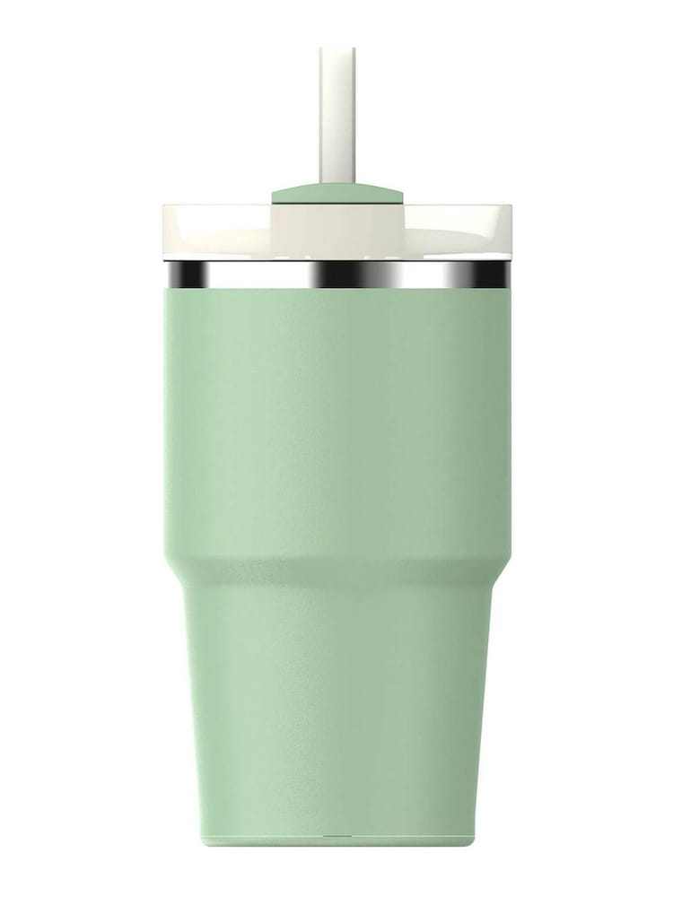 Stanley Pistachio Quencher H2.0 Flow State Tumbler 0.6L Water Bottle - Image 3 of 3 Stanley Pistachio Quencher H2.0 Flow State Tumbler 0.6L Water Bottle - Image 3 of 3