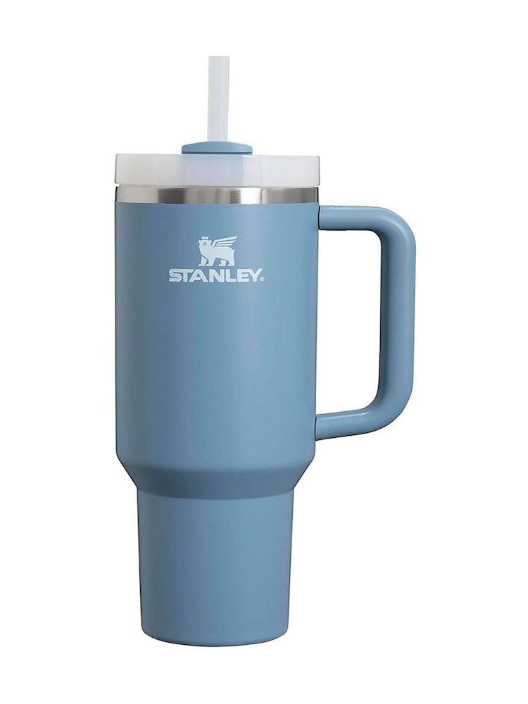 Stanley Indigo Quencher H2.0 Flow State Tumbler 1.18L Water Bottle - Image 1 of 2 Stanley Indigo Quencher H2.0 Flow State Tumbler 1.18L Water Bottle - Image 1 of 2