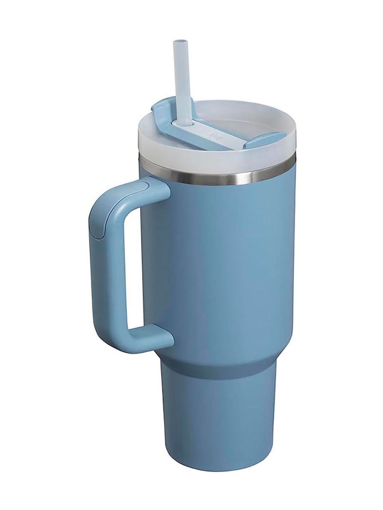 Stanley Indigo Quencher H2.0 Flow State Tumbler 1.18L Water Bottle - Image 2 of 2 Stanley Indigo Quencher H2.0 Flow State Tumbler 1.18L Water Bottle - Image 2 of 2