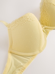 Gul - A-DD Push Up Polstrede Balkon Bh'er - Billede 8 af 9