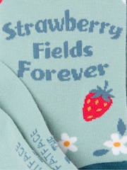 FatFace The Beatles Strawberry Fields Socks - صورة 2 من 2
