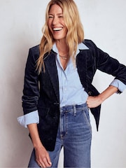 Boden Blue Stamford Cord Blazer - Image 1 of 6