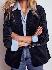 Boden Blue Stamford Cord Blazer - Image 2 of 6