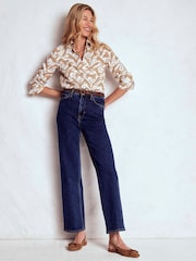 Boden Brown Sienna Cotton Shirt - Image 4 of 5