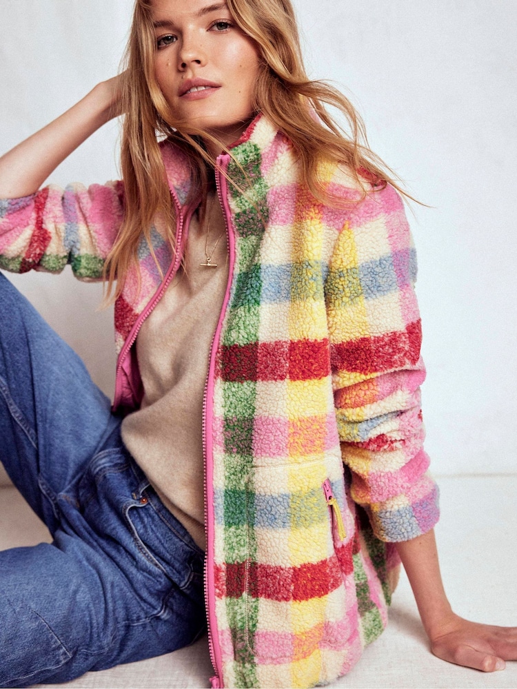 Boden Multi Westminster Borg Jacket - Image 1 of 6 Boden Multi Westminster Borg Jacket - Image 1 of 6