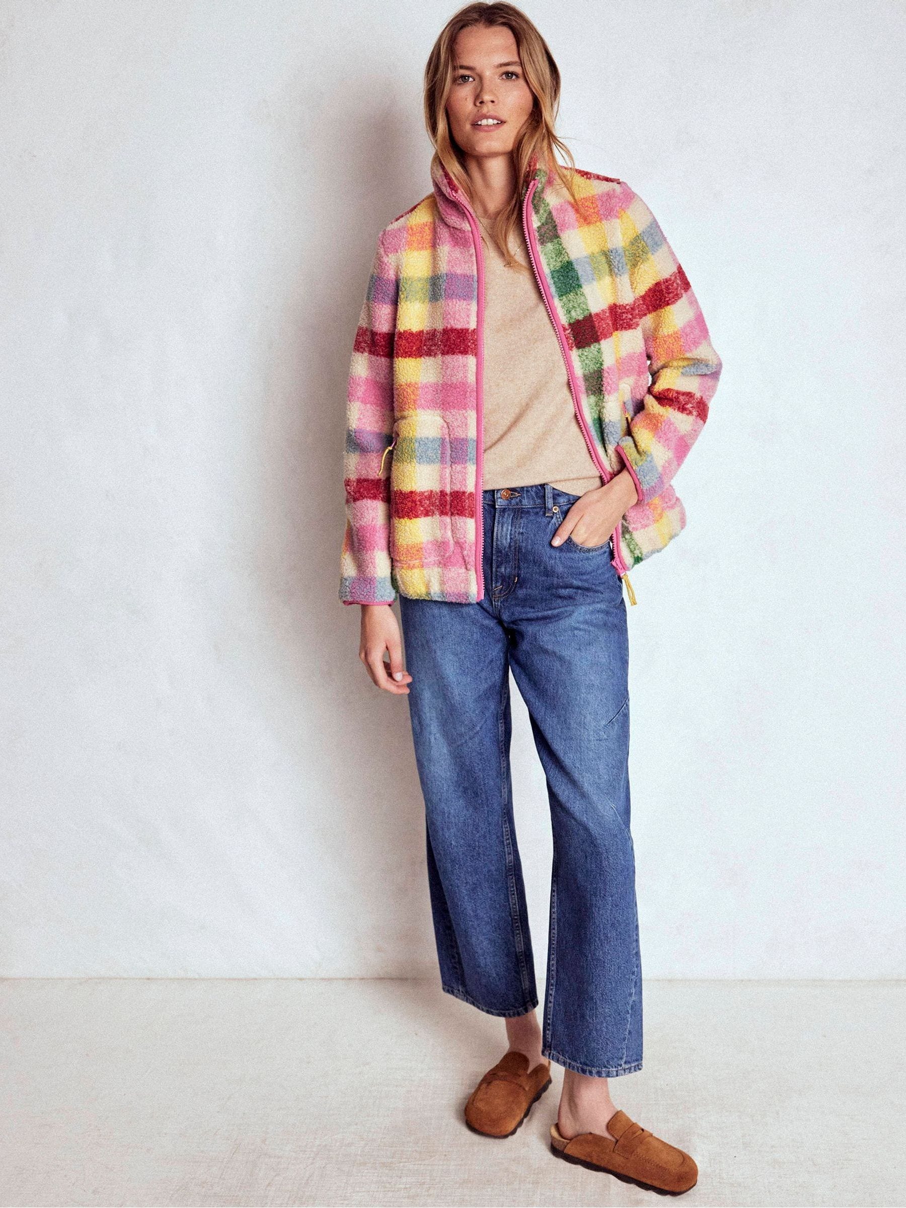 Buy Boden Multi Westminster Borg Jacket from Next USA