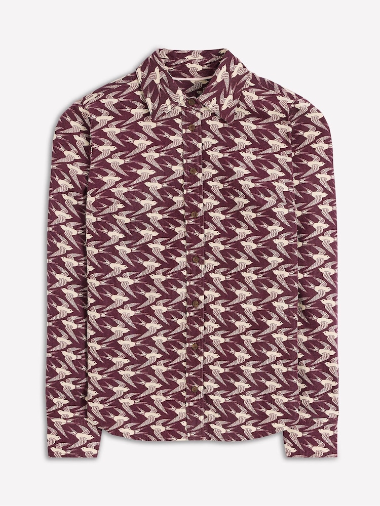 Boden Purple Sienna Cord Shirt - Image 5 of 5