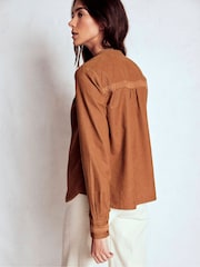 Boden Brown Victoria Cord Shirt - Image 3 of 5