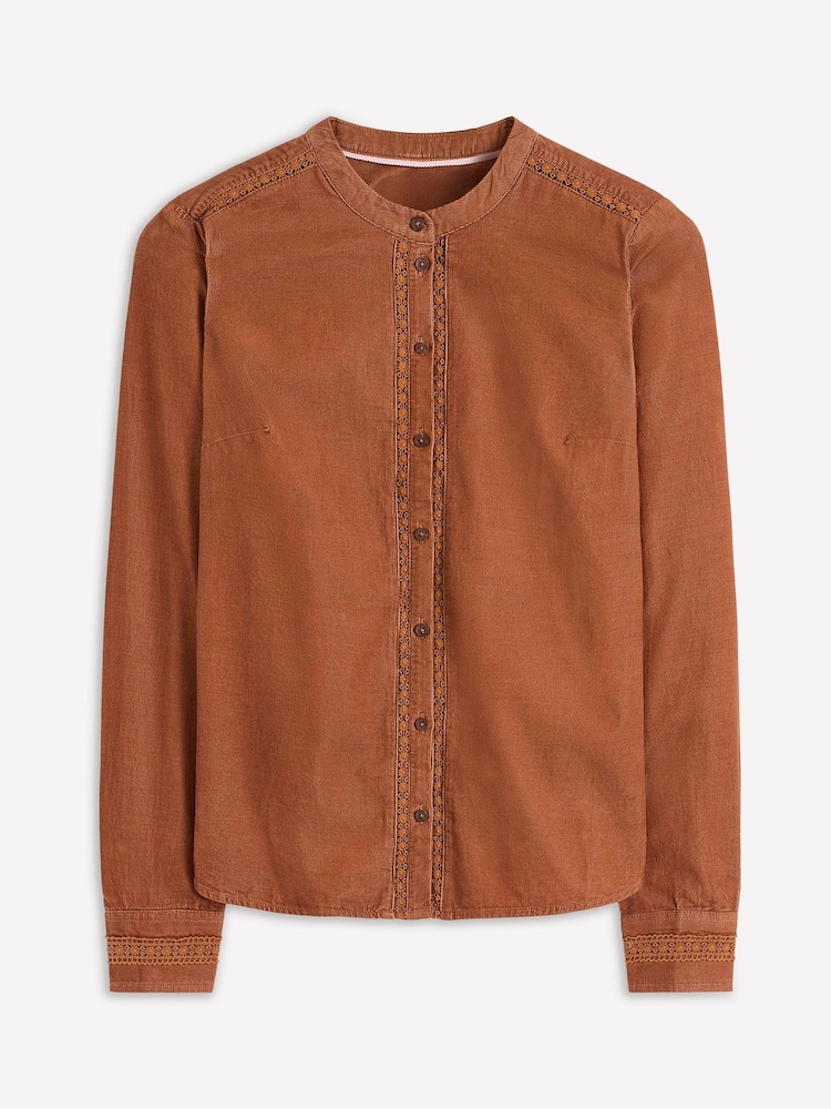 Boden Brown Victoria Cord Shirt - Image 5 of 5 Boden Brown Victoria Cord Shirt - Image 5 of 5