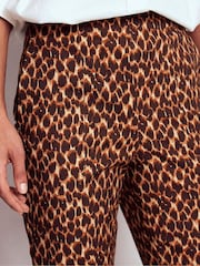 Boden Brown Smart 7/8 Trousers - Image 2 of 5