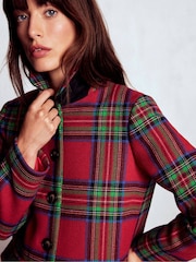 Boden Red Edinburgh Swing Coat - Image 2 of 5