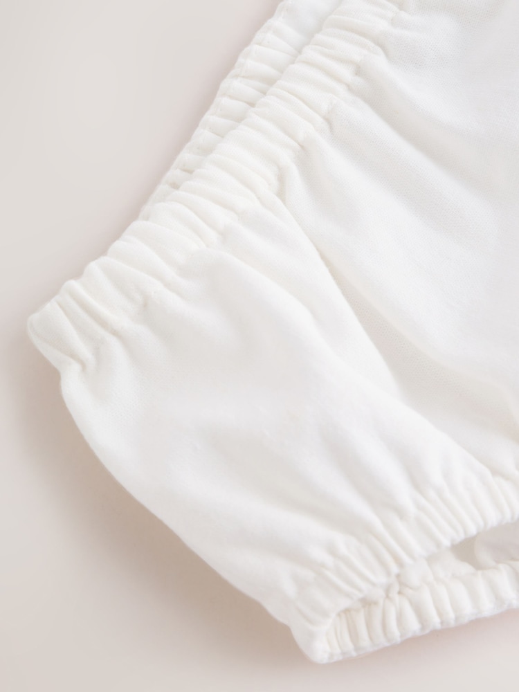 Nyeupe - Woven Baby Dress and Knickers Set 2 Piece (0mths-2yrs) - Picha 11 kati ya 11