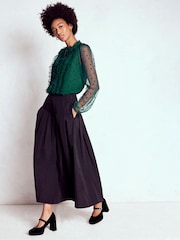 Boden Green Frilled Tulle Blouse - Image 1 of 5