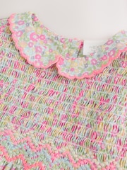 Rozā ziedu - Woven Baby Dress and Knickers Set 2 Piece (0mths-2yrs) - Attēls 8 no 9