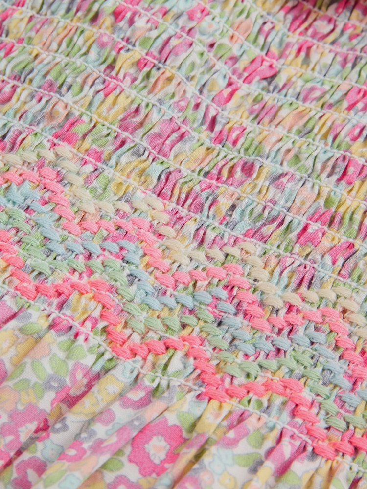 Rozā ziedu - Woven Baby Dress and Knickers Set 2 Piece (0mths-2yrs) - Attēls 9 no 9