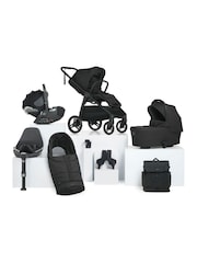 Mamas & Papas 8 Piece Eclipse Black Ocarro Complete Nursery Travel Bundles - Image 9 of 12