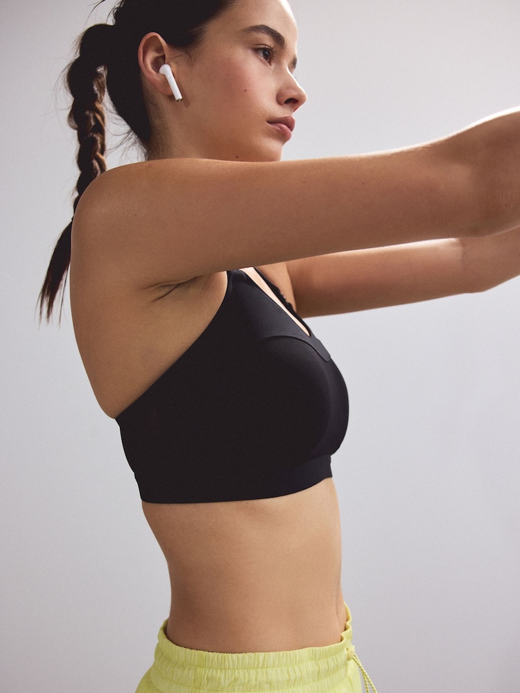 Black Zero Bounce High Impact Sports Bra - Image 2 of 8 Black Zero Bounce High Impact Sports Bra - Image 2 of 8