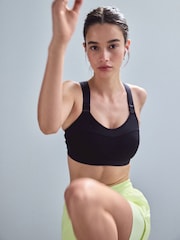 Black Zero Bounce High Impact Sports Bra - Image 5 of 8
