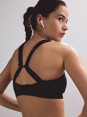 Black Zero Bounce High Impact Sports Bra - Image 6 of 8
