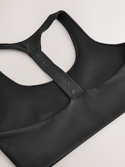 Black T-Back Medium Impact Sports Bra - Image 9 of 10