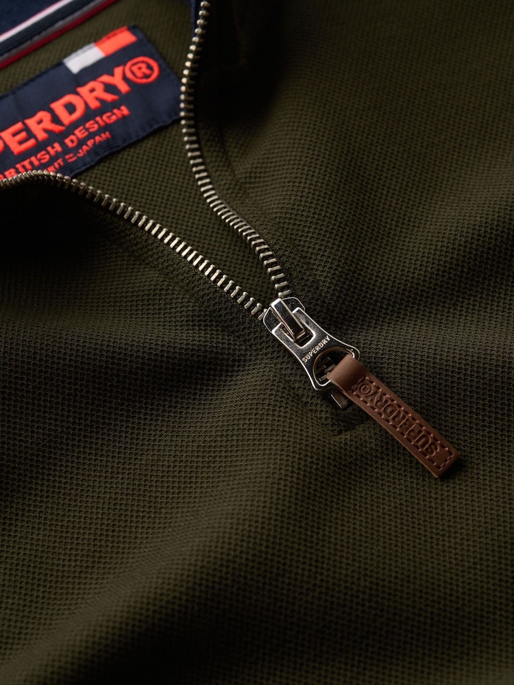 Superdry Core Pique Half Zip Sweatshirt - Imagem 4 de 4