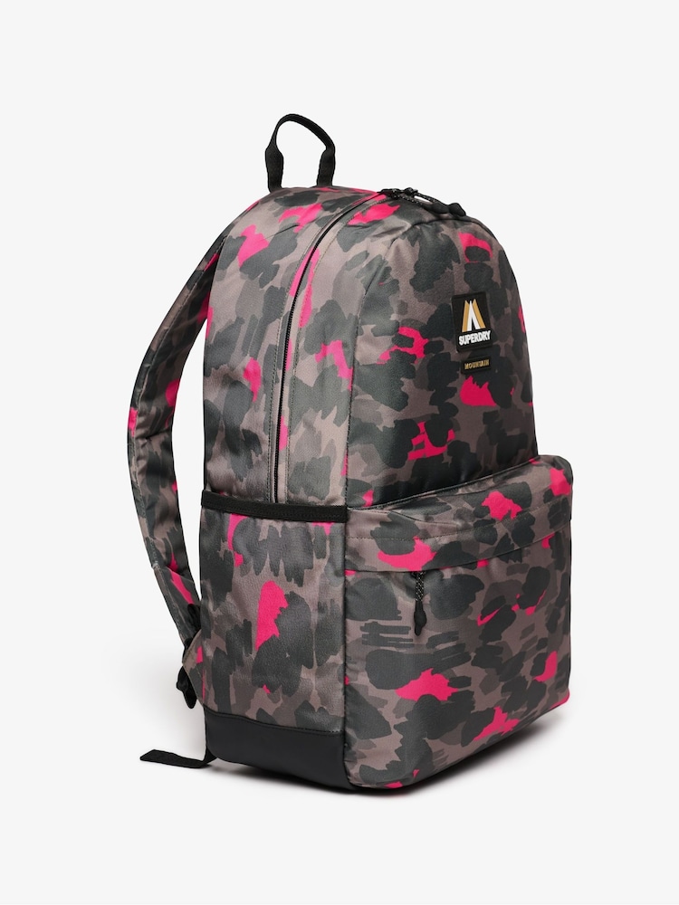 Superdry Green Classic Patch Montana Backpack - Image 2 of 3
